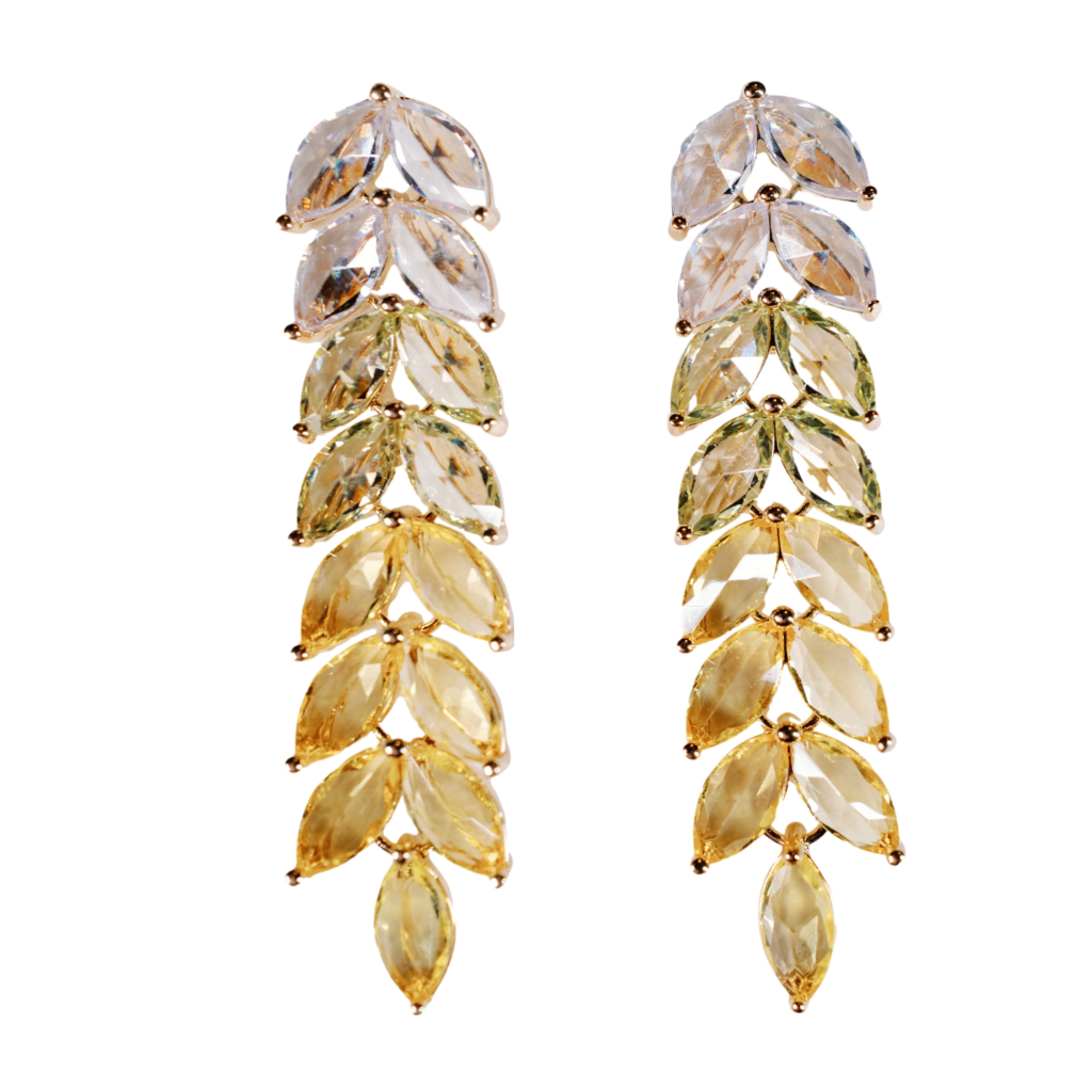Canary Yellow Statement Earrings product image 1
