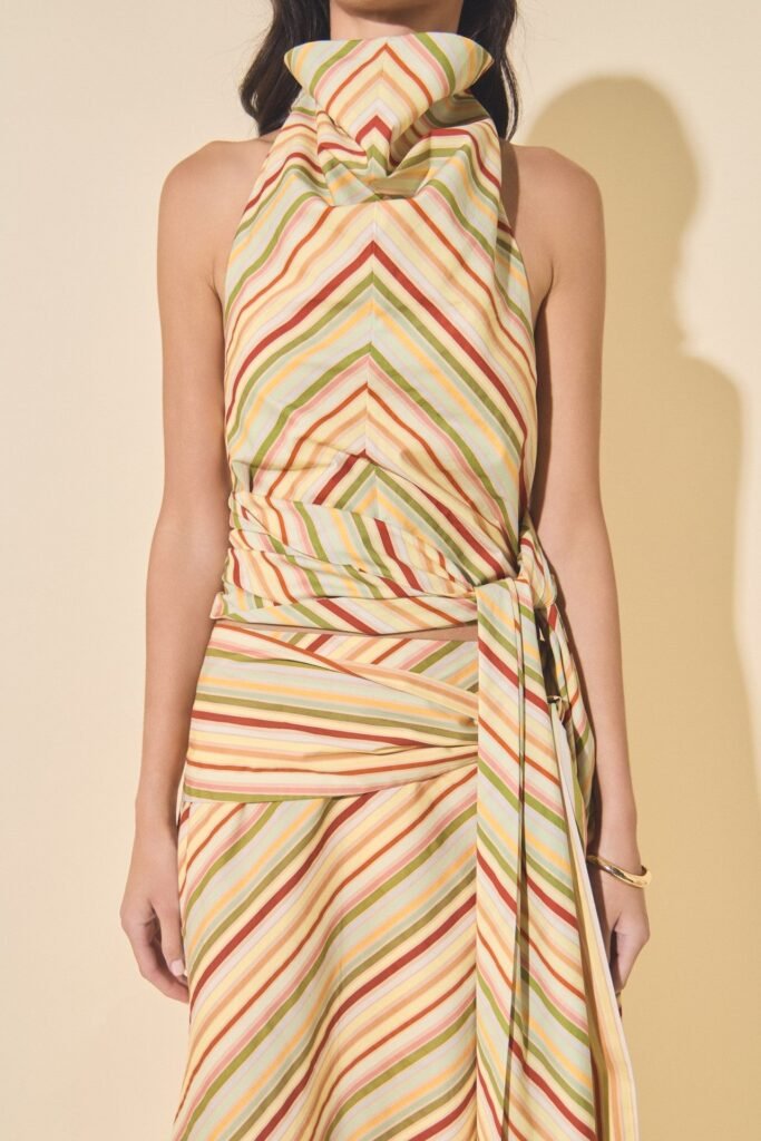 Della Draped Halter Top product image 1