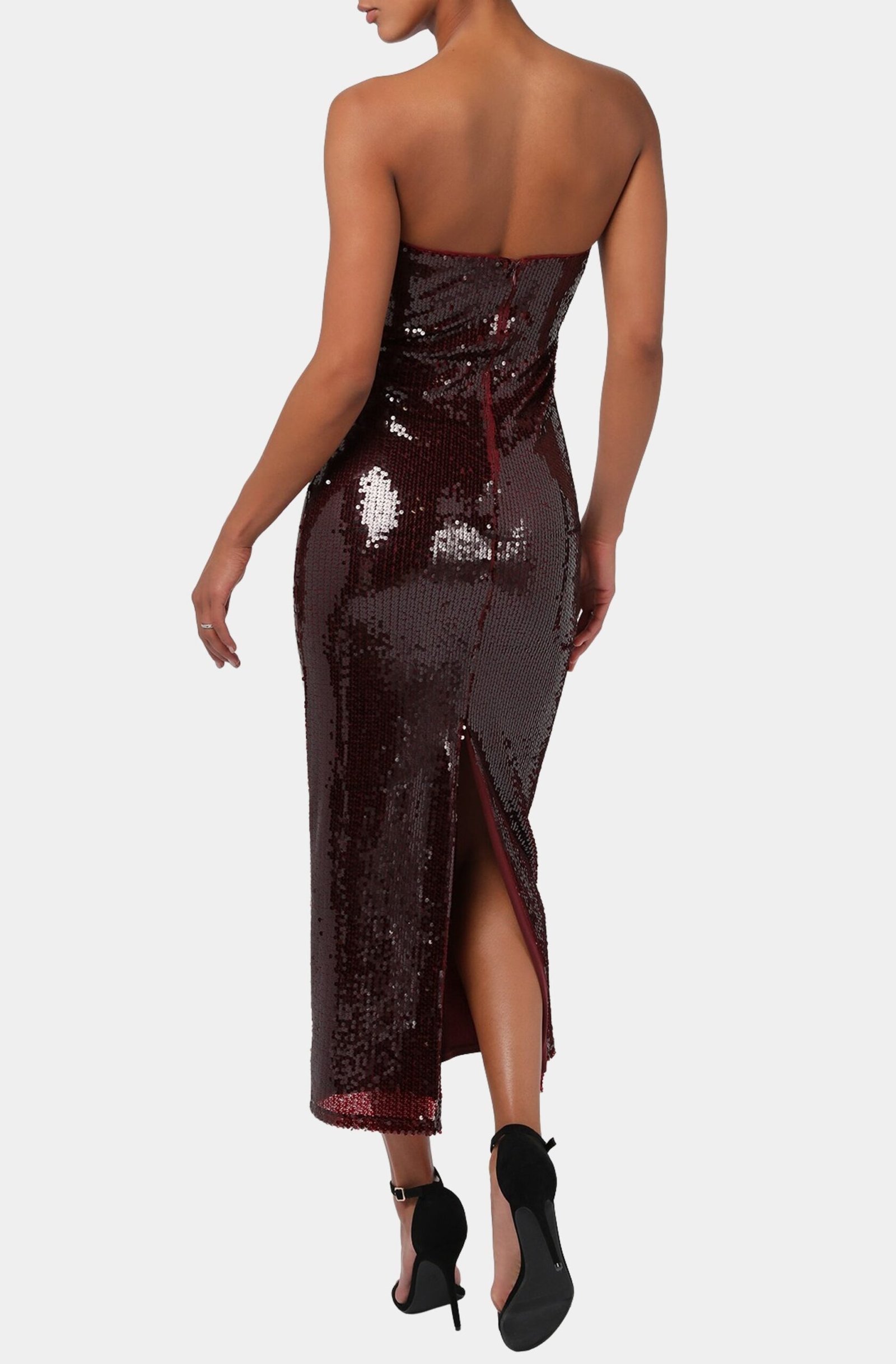 Hallie Strapless Sequin Column Dress product image 2