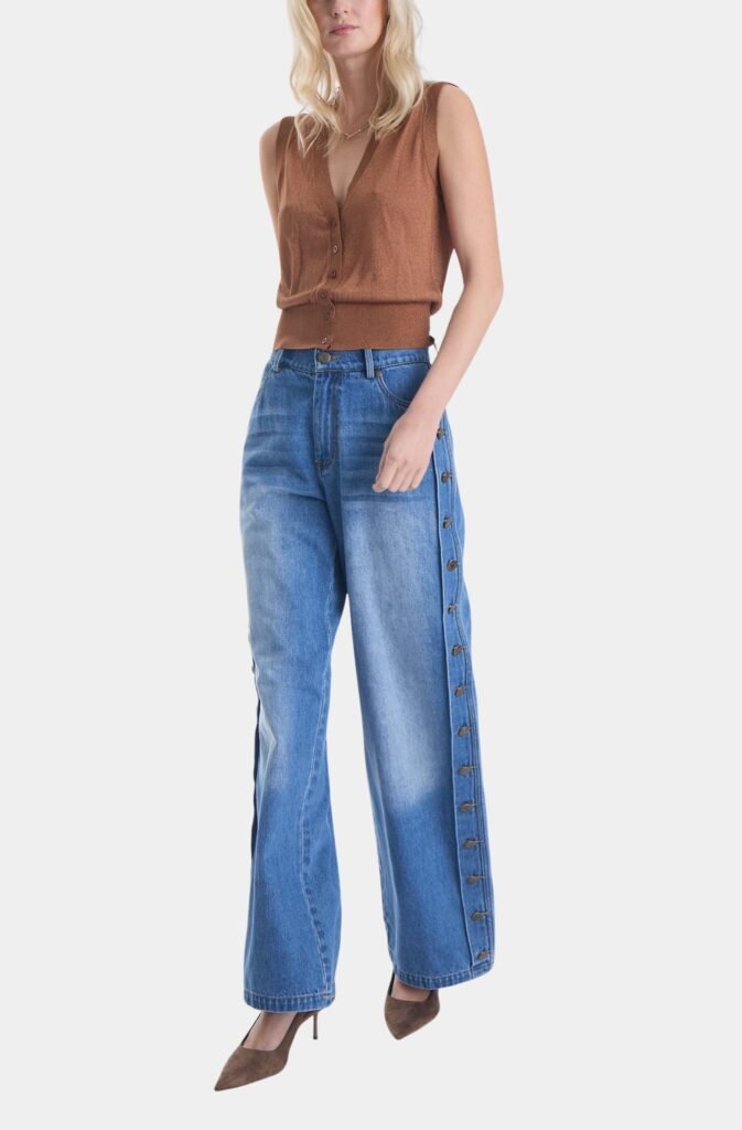 Robin Knit Metallic Vest product image 1