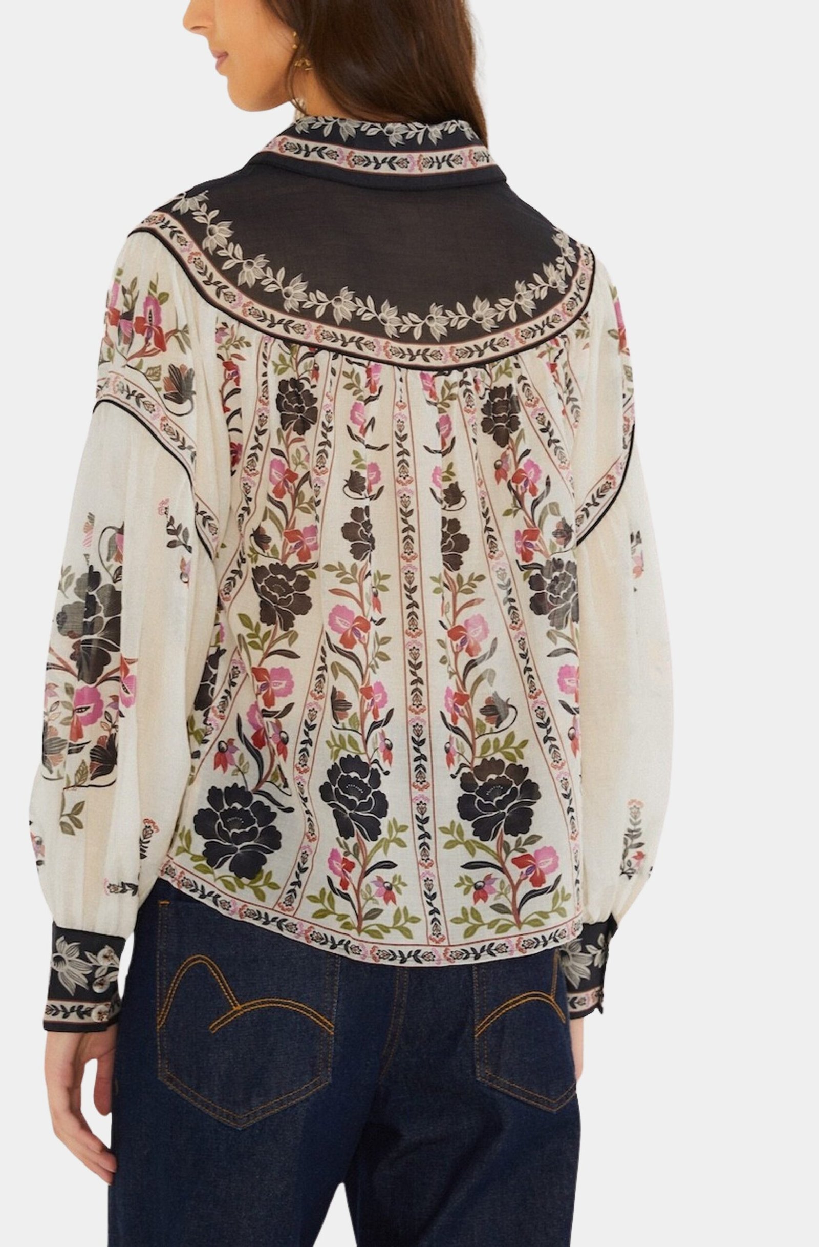 Delicate Floral Cream Blouse product image 3