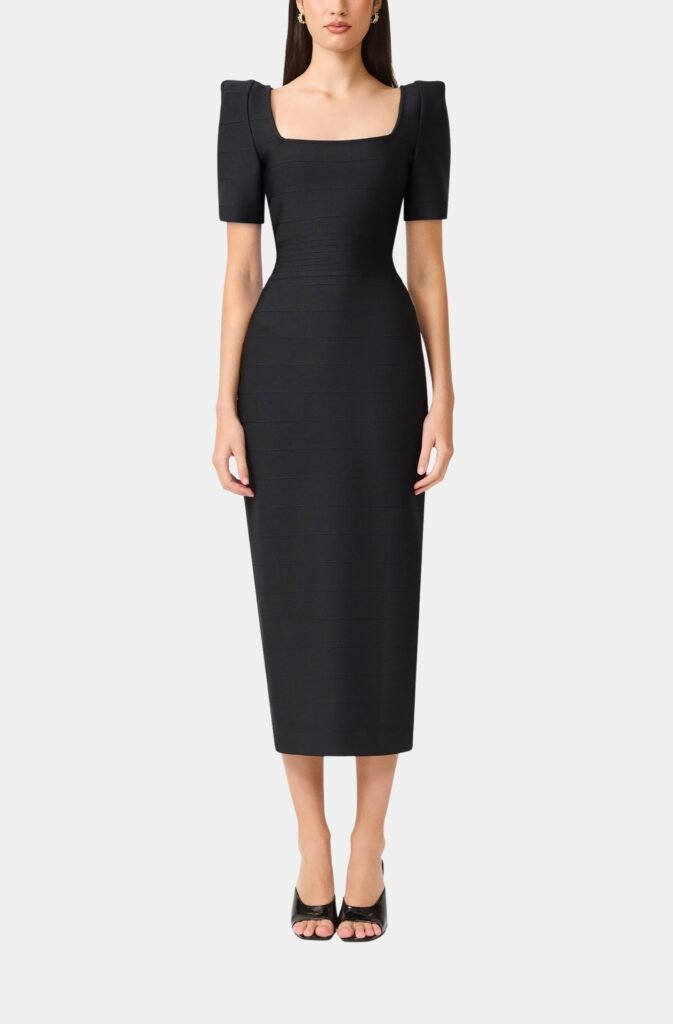 Ninette Square Neck Column Maxi Dress product image 1